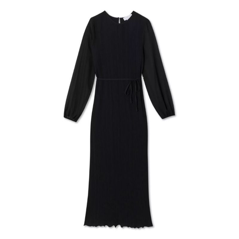 A cutout of a Never Fully Dressed plisse dress