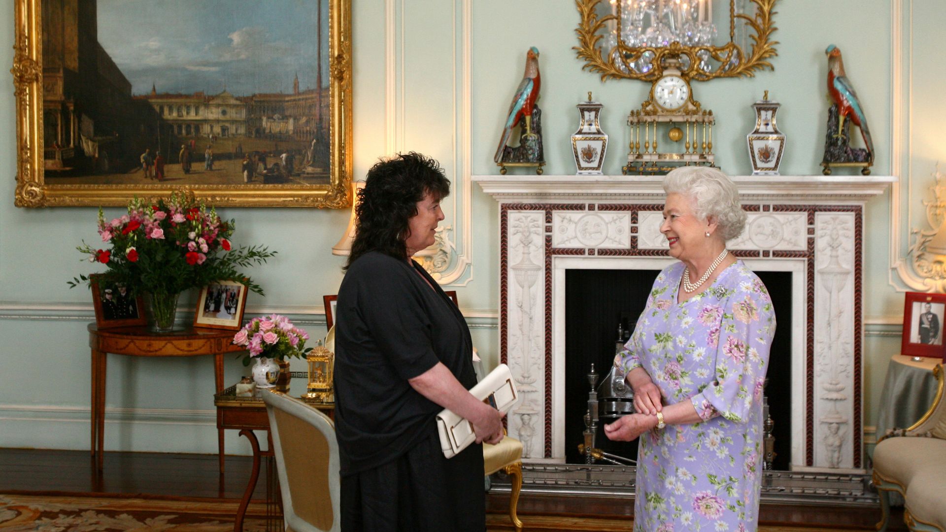 Carol Ann Duffy and Queen Elizabeth II