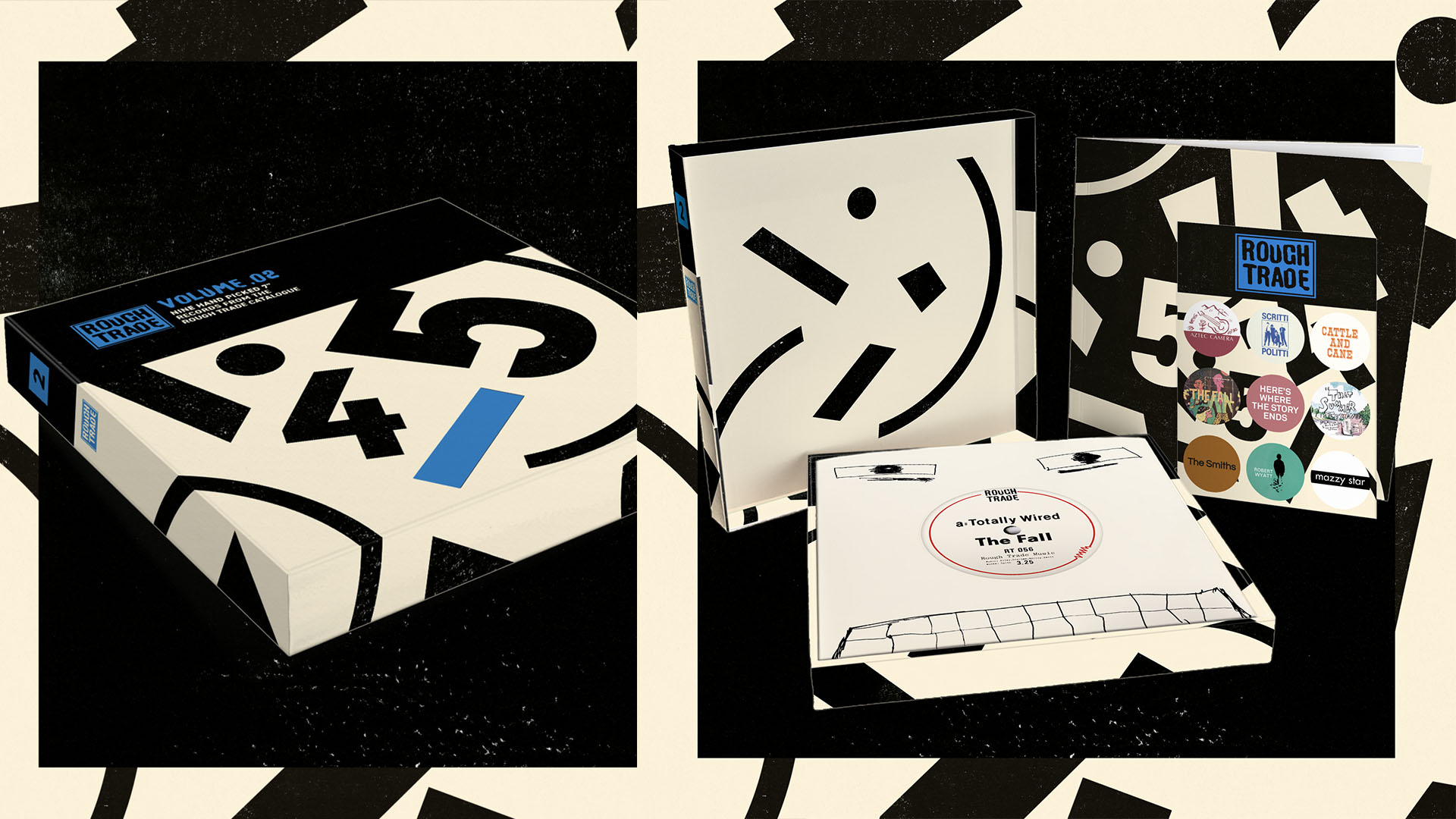 An image of a Rough Trade singles box set. 