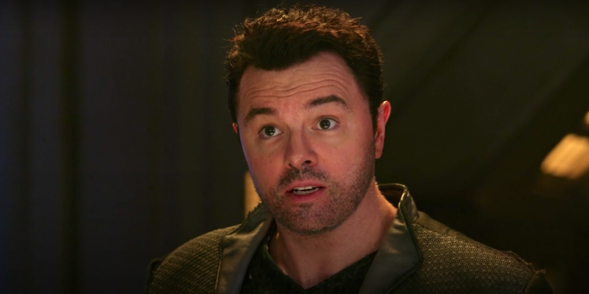 seth macfarlane&#039;s ed talking to kelly in the orville season 2