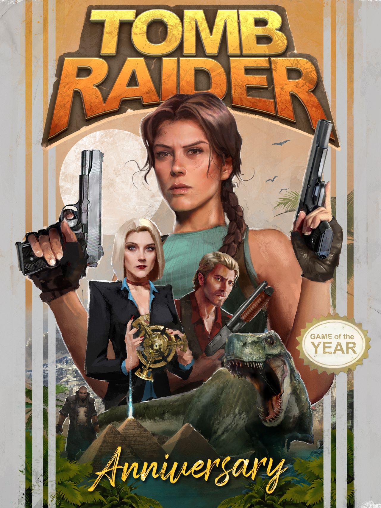 Tomb Raider anniversary art: Tomb Raider: Anniversary by Brenoch Adams