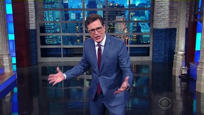 Stephen Colbert looks at Clinton and Trump's health records