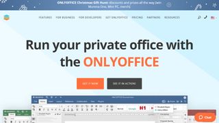 Website screenshot for OnlyOffice
