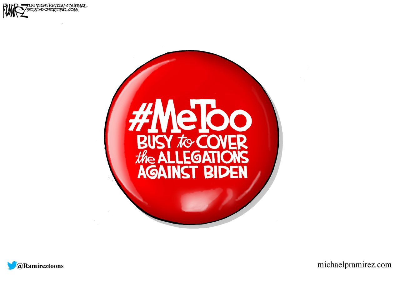 Political Cartoon U.S. Biden Tara Reade allegations metoo&amp;amp;nbsp;