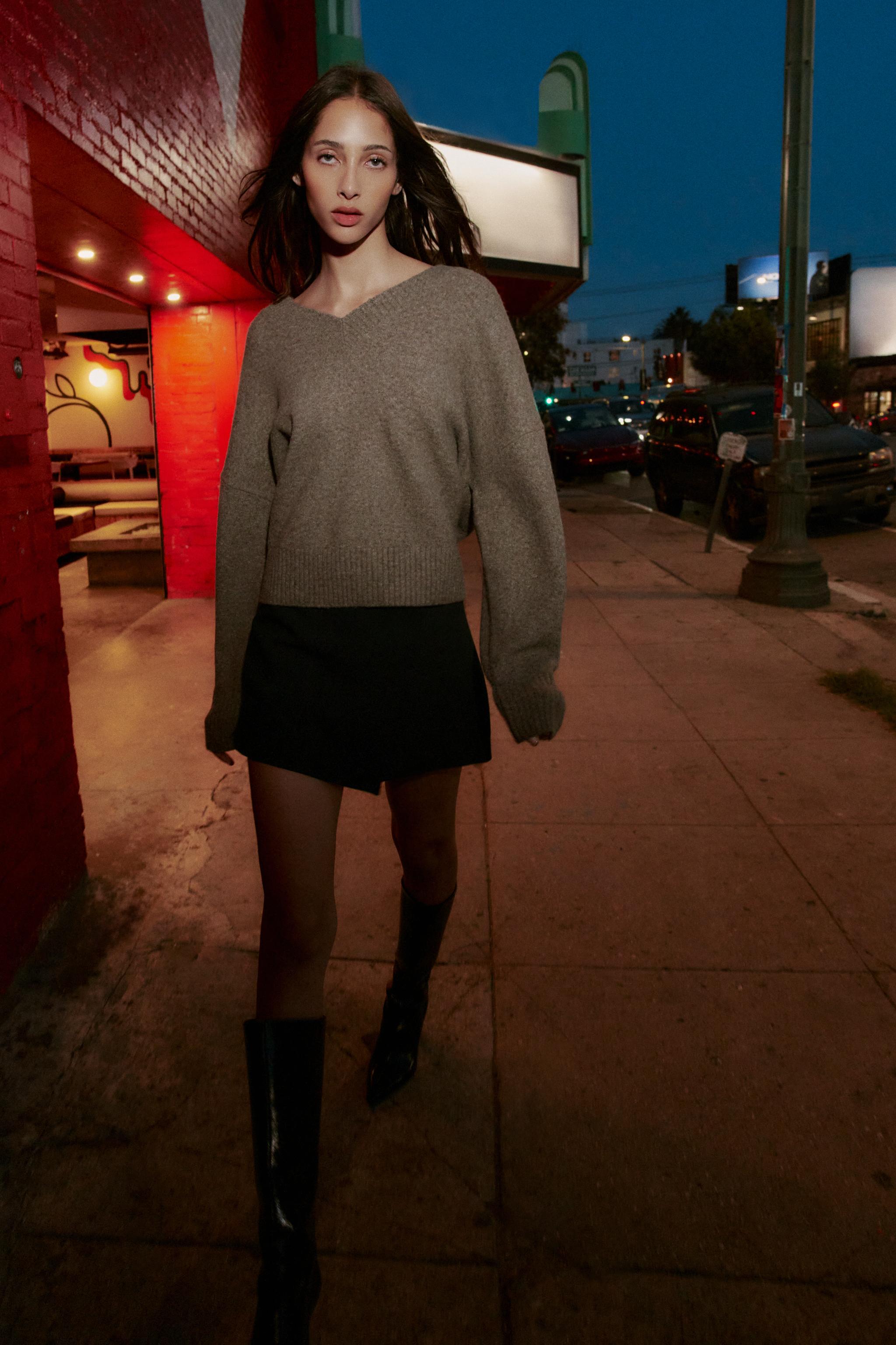 Soft Knit V-Neck Sweater