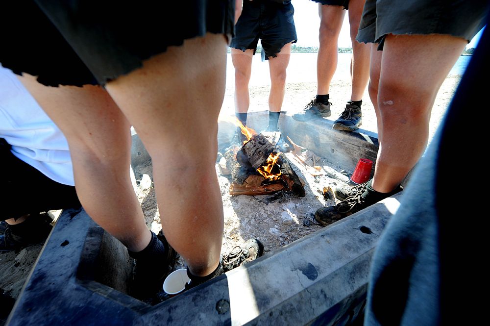 Novo Nordisk riders team-building with former US Navy SEALs