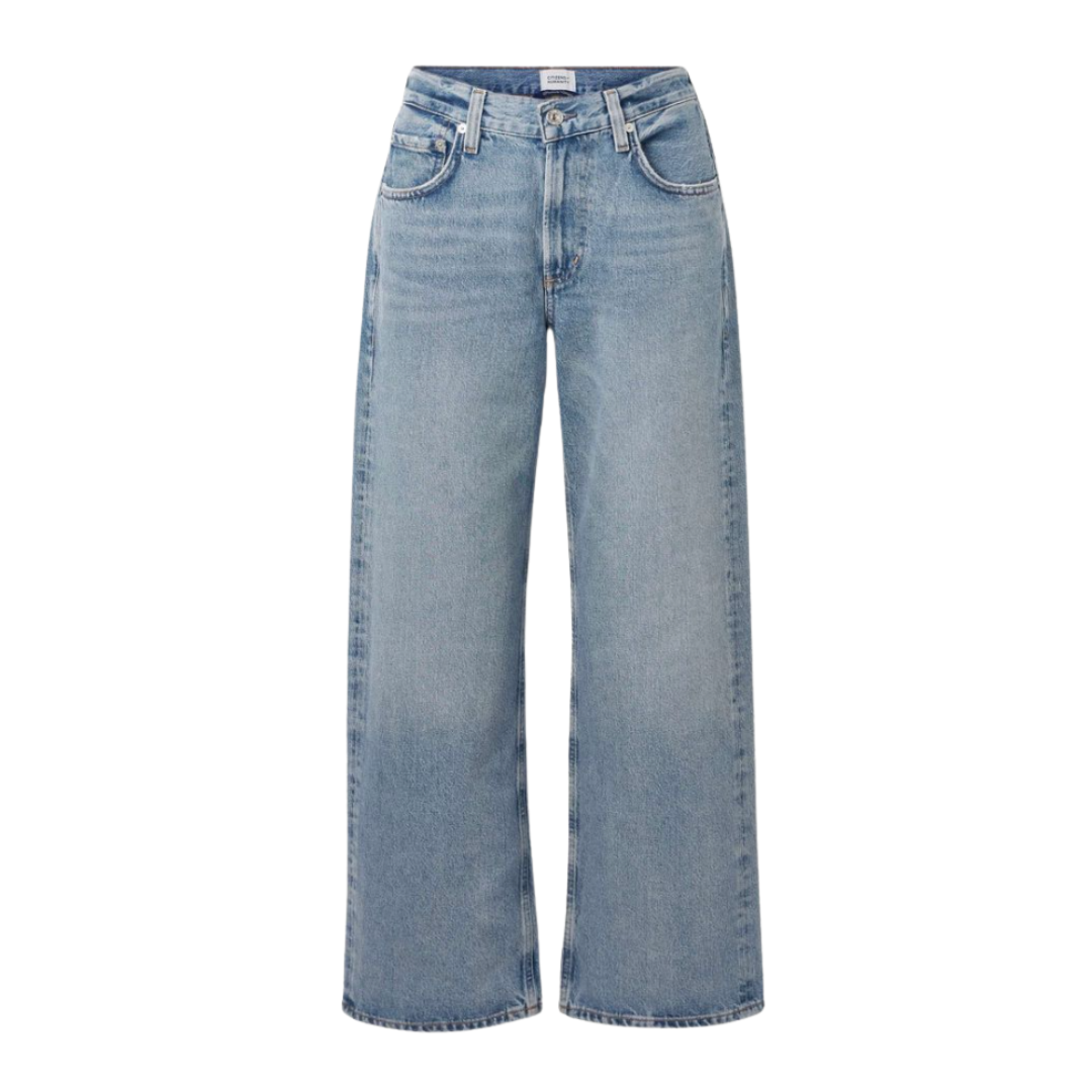 CITIZENS OF HUMANITY, Lindz Low-Rise Straight-Leg Jeans