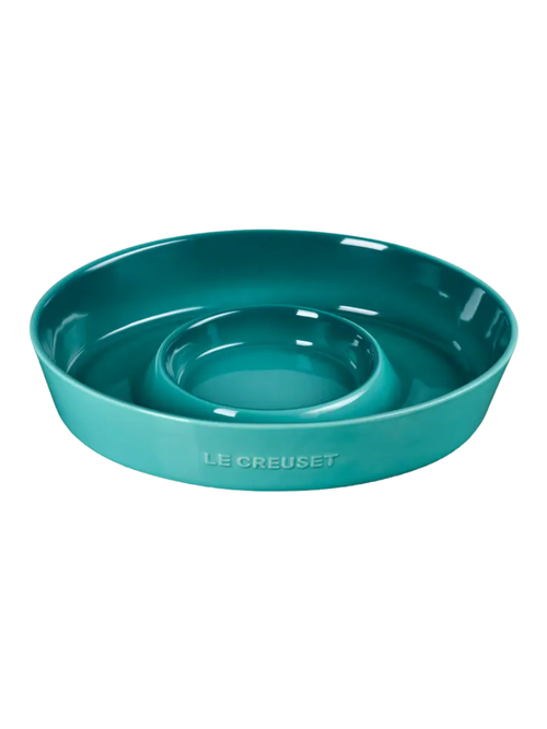 Le Creuset Oval Stoneware Chip & Dip Platter