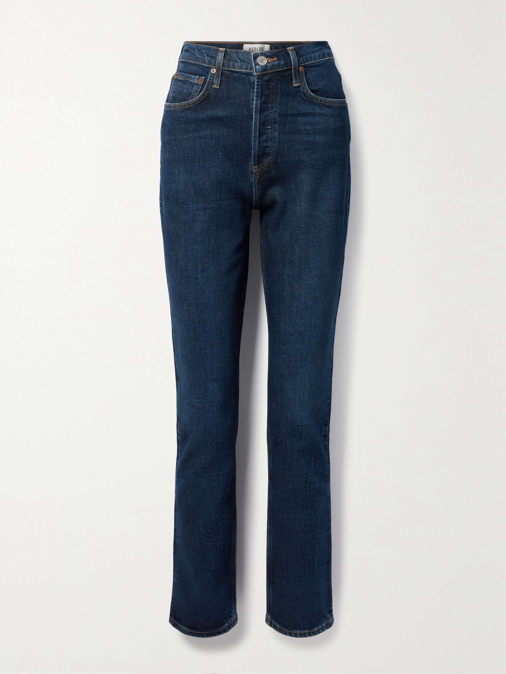 Freya High-Rise Slim-Leg Organic Jeans