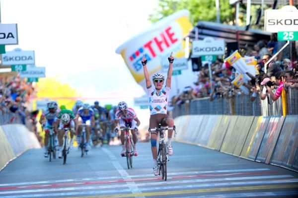 John Gadret (AG2R) timed his attack perfectly