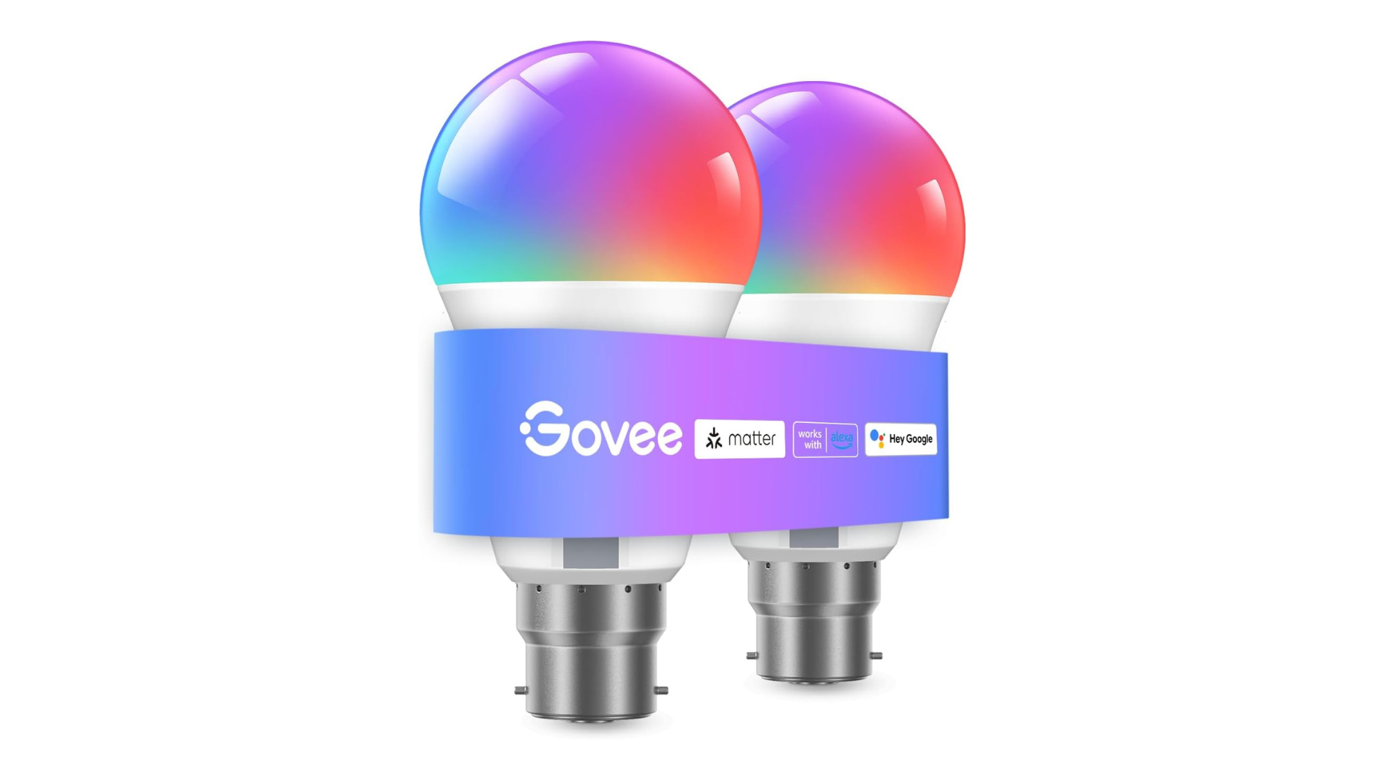 Govee RGBWW Smart Bulb B22 (2-pack)
