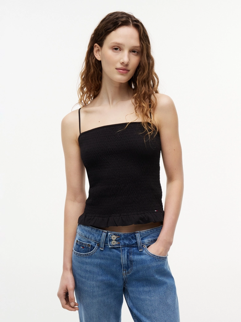 Smock Slim Strap Top