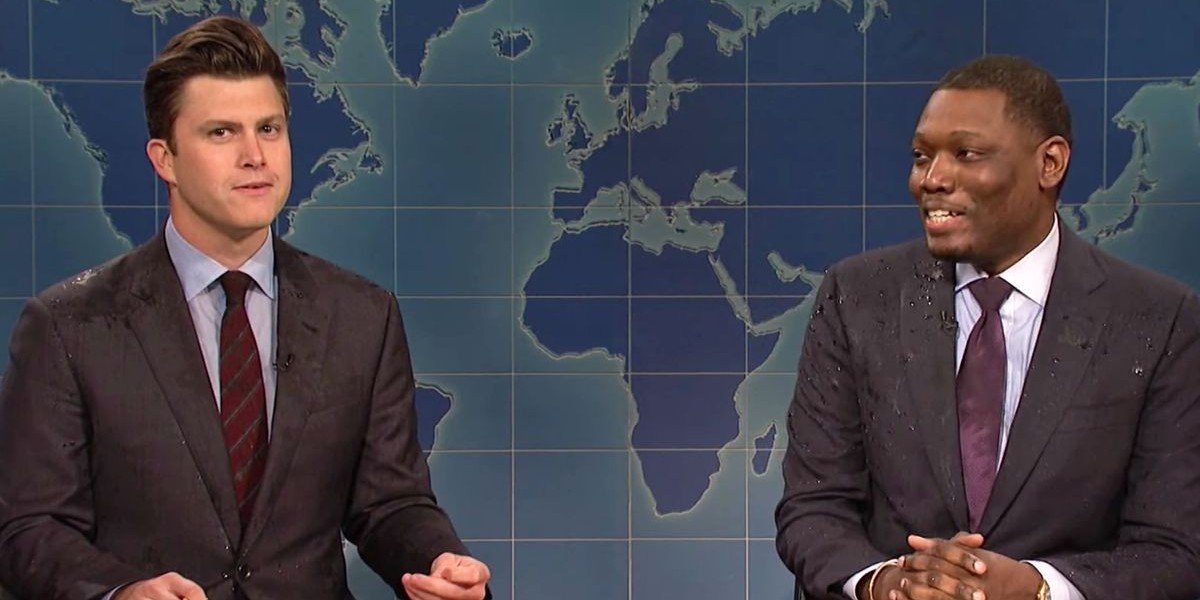 Colin Jost and Michael Che on Saturday Night Live