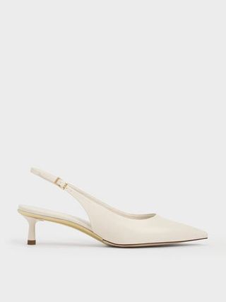 Pointed-Toe Slingback Pumps