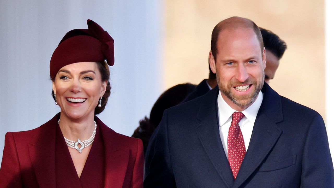 The Prince and Princess of Wales attend the Ceremonial Welcome for the Amir of the State of Qatar