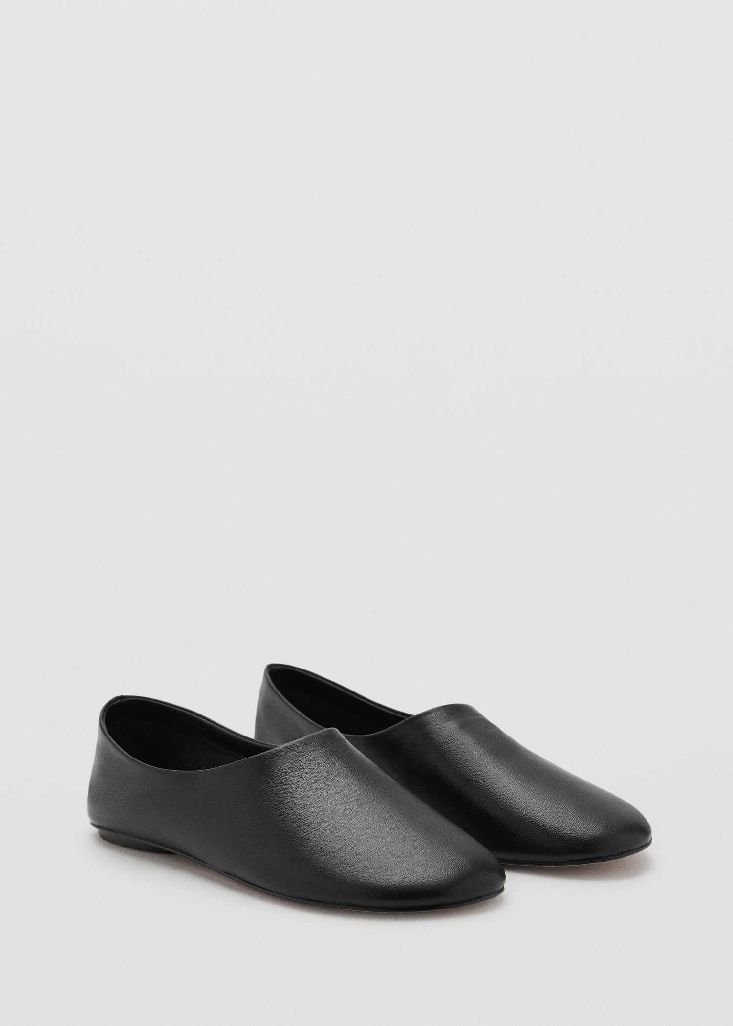 Leather Flat Shoes - Women | Mango Usa