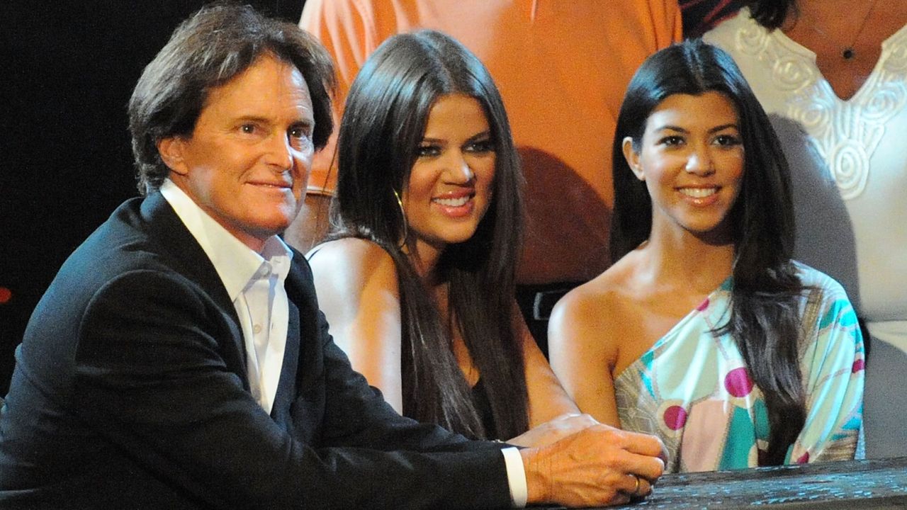 Bruce Jenner with Khloe &amp; Kourtney Kardashian