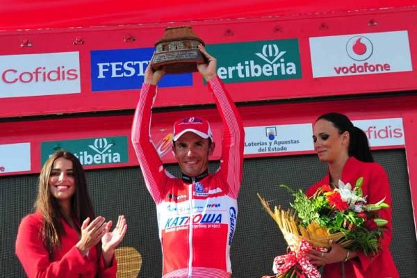 Joaquim Rodr&iacute;guez (Katusha) extends his overall lead in the Vuelta after 14 stages