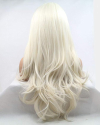 White Blonde Long Wave Wig - £42.99