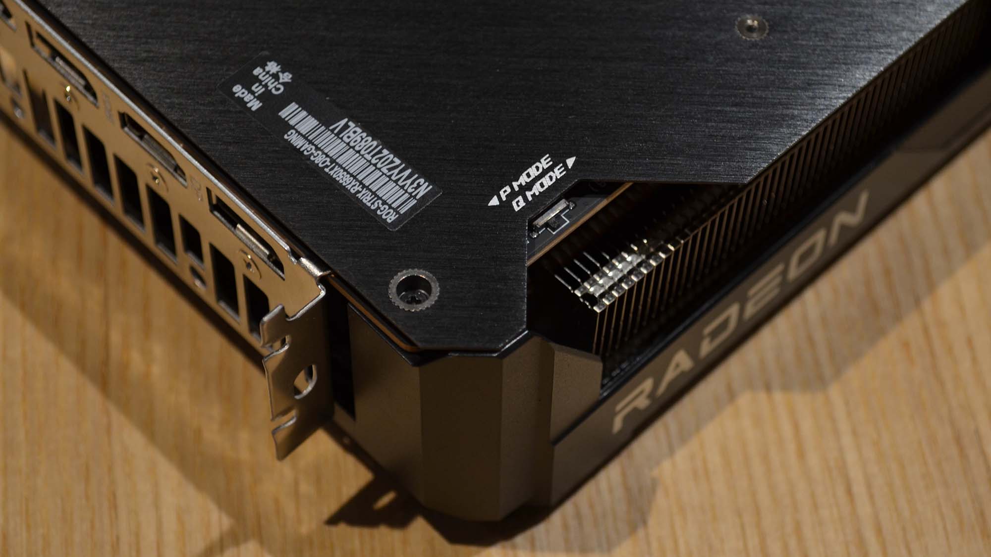 An AMD Radeon RX 6650 XT graphics card