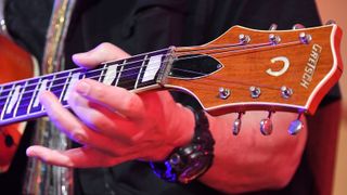 Randy Bachman performs using his 1957 Gretsch 6120 in 2022