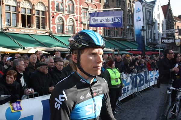 Christian Knees (Sky) before the Tour of Flanders.