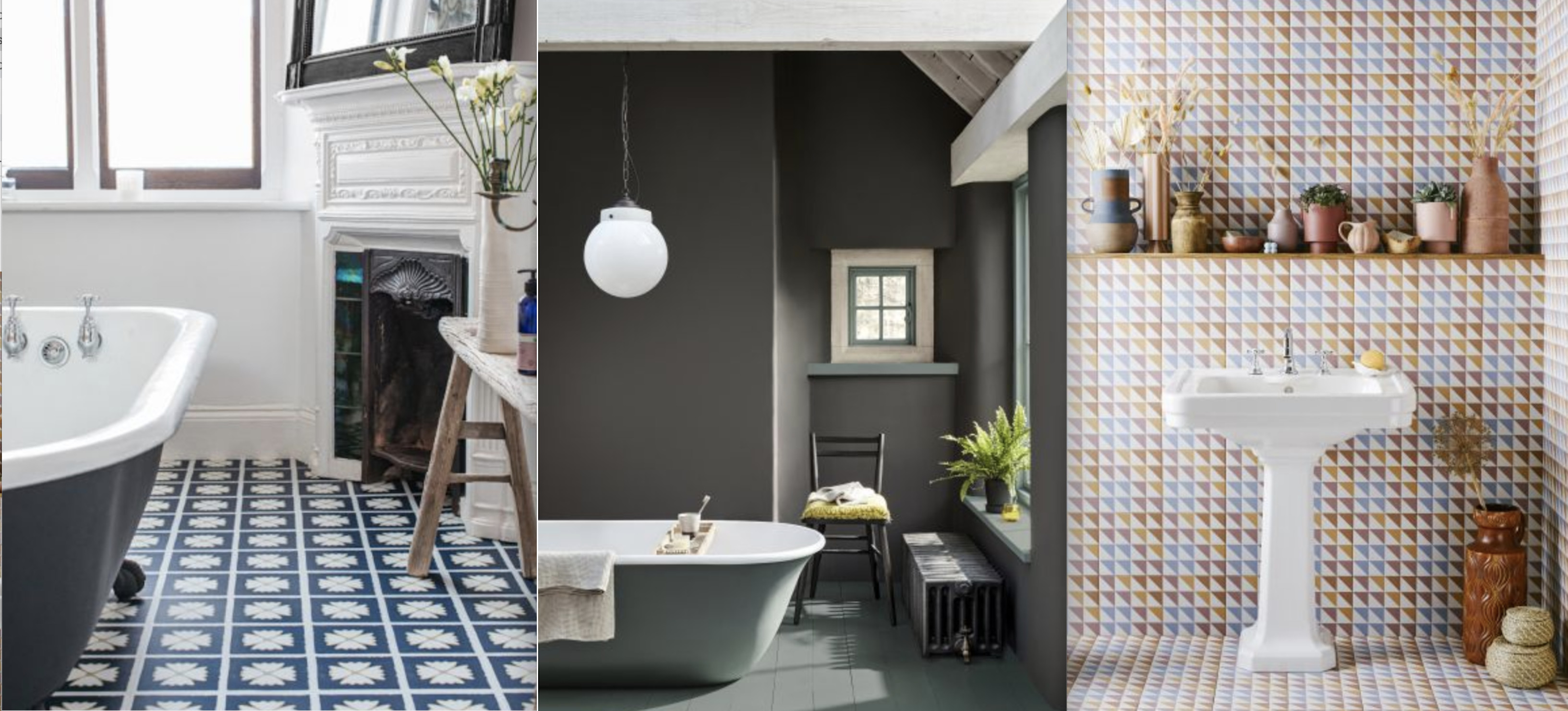 Bathroom flooring ideas: 12 fabulous floor ideas for bathrooms | Homes ...