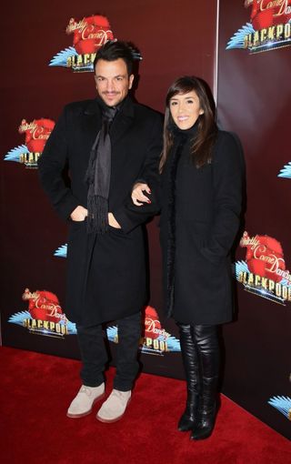 Peter Andre and Janette Manrara during Strictly Come Dancing