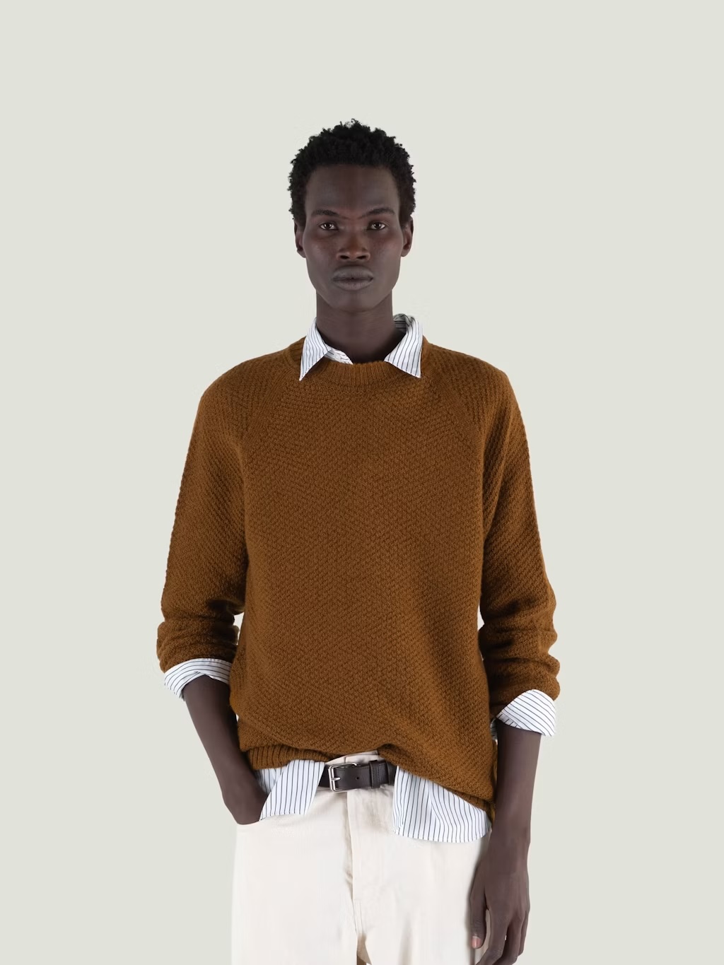 Ochre-colour jumper