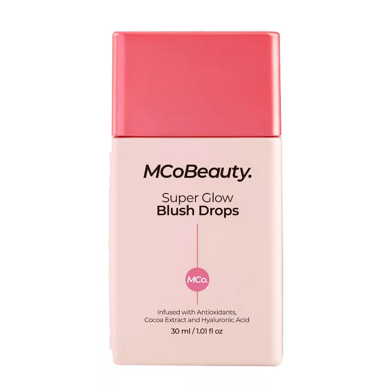Mcobeauty Super Glow Blush Drops - Rose - 1.01 Fl Oz