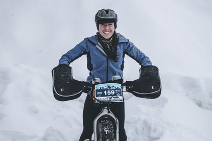 Paracyclist Meg Fisher during the 2023 Fat Pursuit
