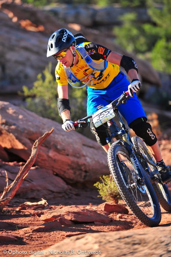 Racing on the Magnificent 7 trails