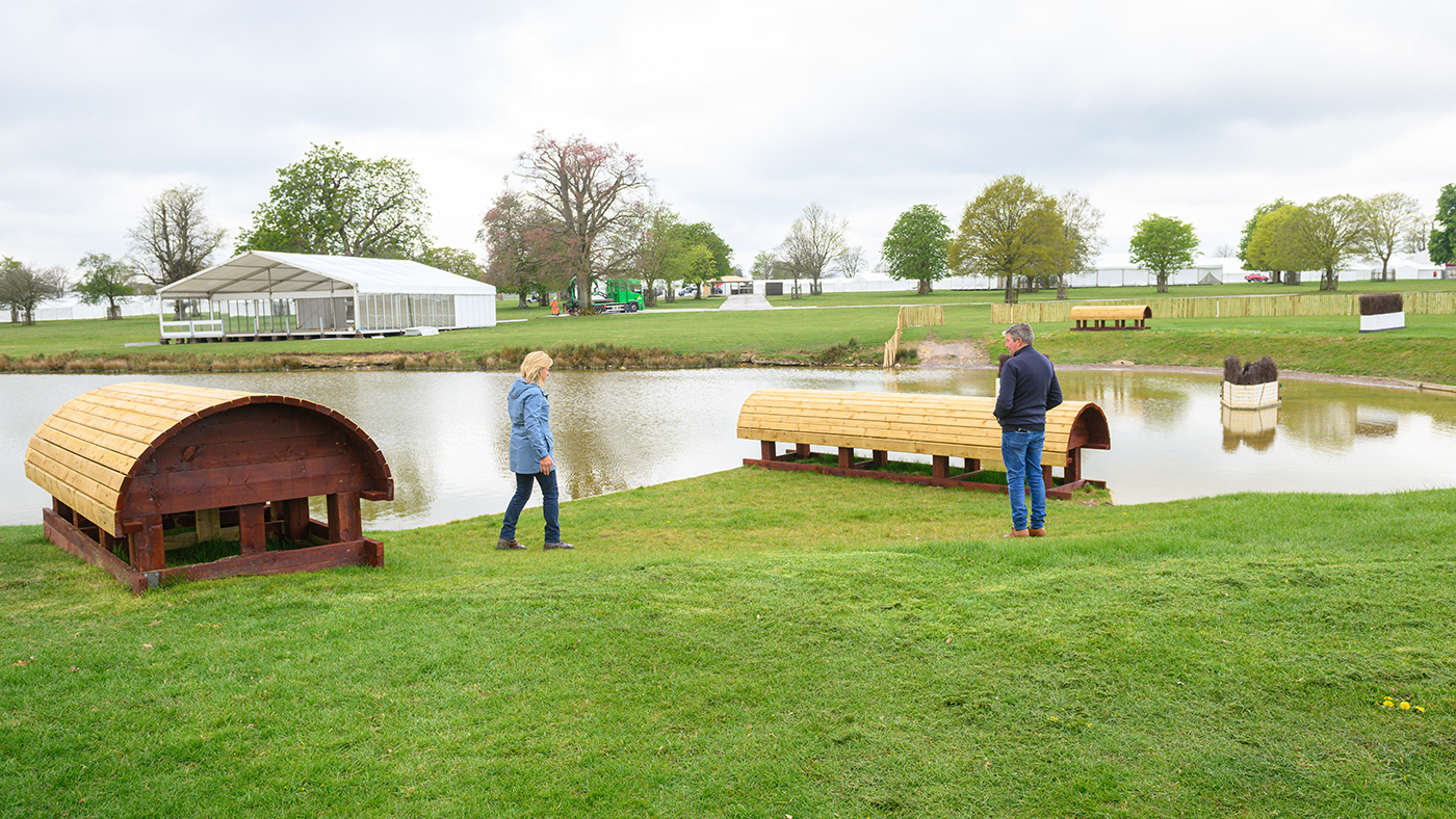 Fence 9 and 10 - Badminton Horse Trials 2025 Course Preview