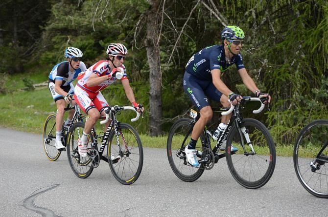 Alejandro Valverde and Daniel Moreno
