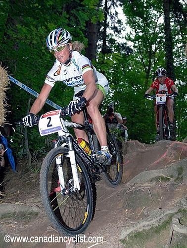 Racing at the Offenburg World Cup.