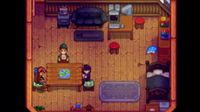 Stardew Valley bachelors Sam and Sebastian playing a game with the player character during one of the game's heart events. 