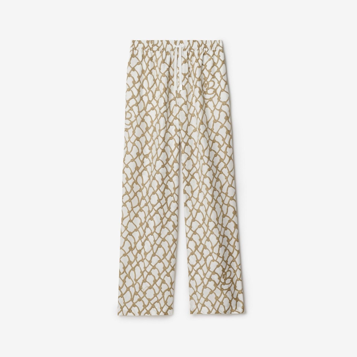 Silk Printed Pants