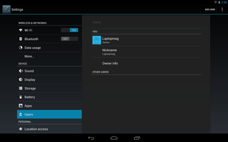 Android 4.2 New User Profile