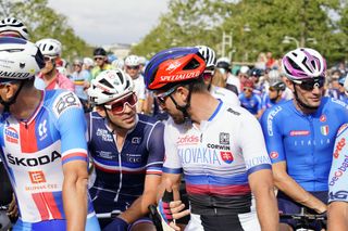 WorldTour stars like Peter Sagan were ushered to the front of the start grid