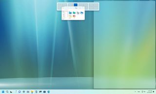 Windows 11 drop-down Snap layouts