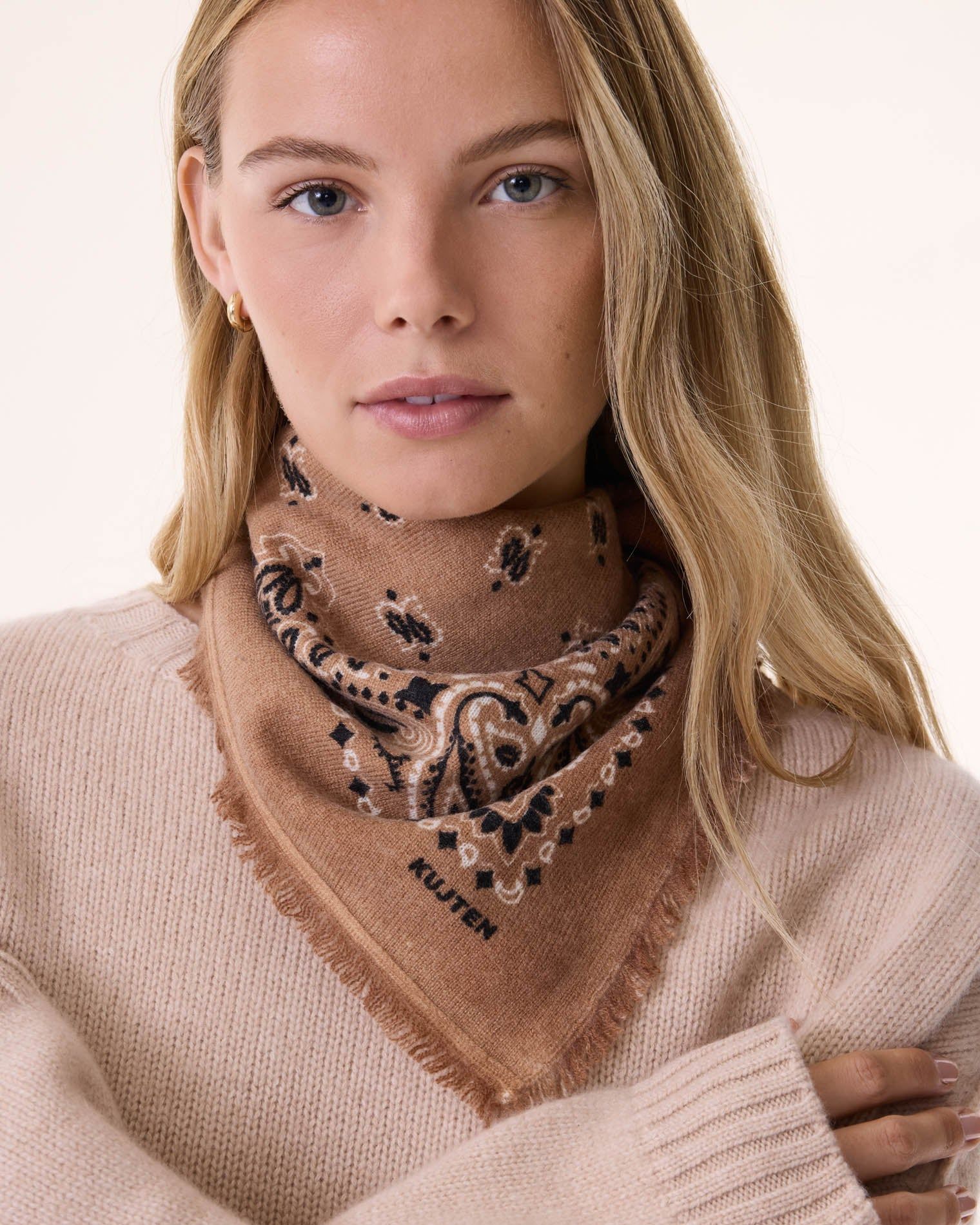 Small Bandana Hachi Caramelo Brown - Tu