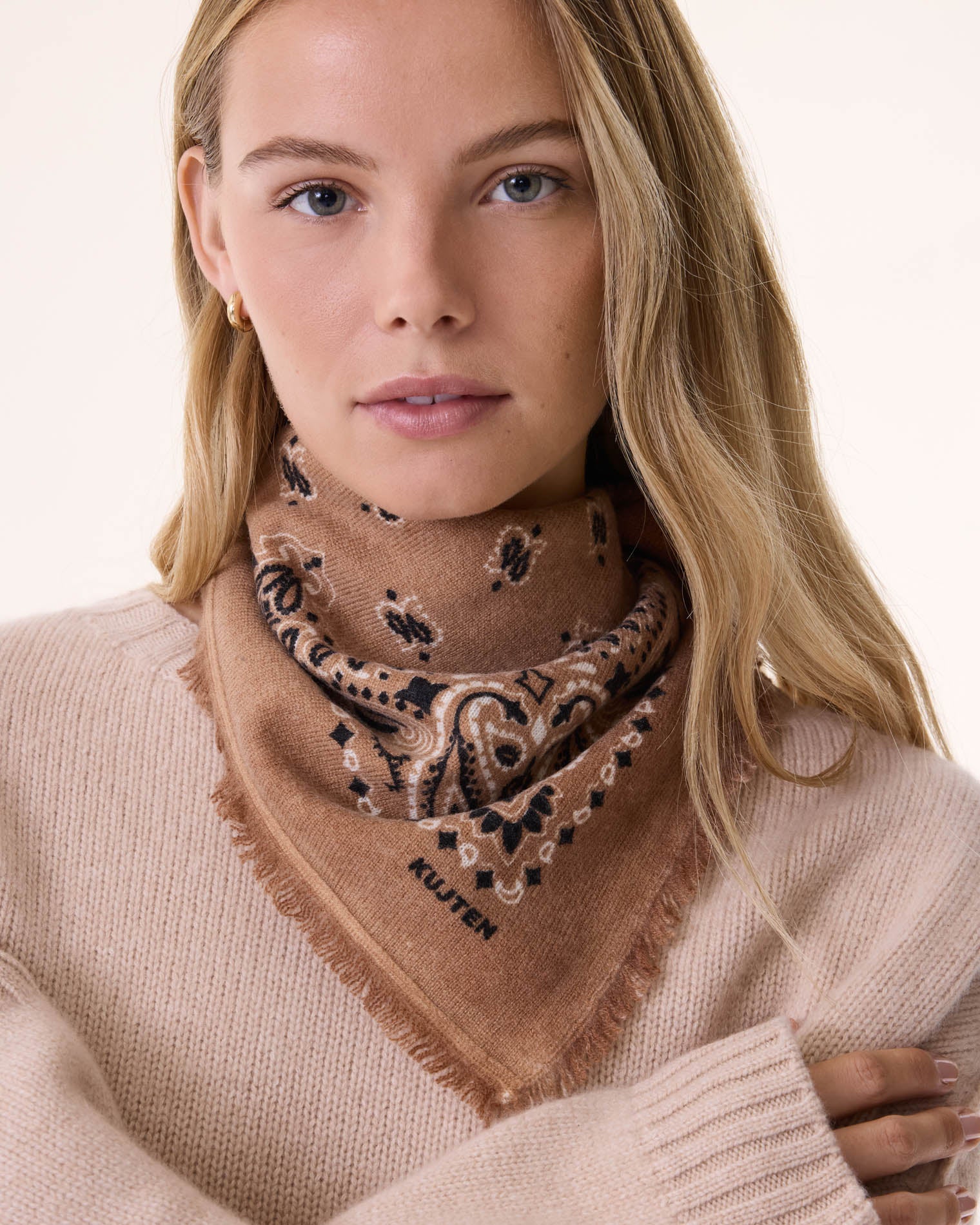 Small Bandana Hachi Caramelo Brown - Tu