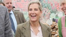 Sophie, Duchess of Edinburgh smiles as she attends the Royal Cornwall Show at the Royal Cornwall Showground on June 06, 2025