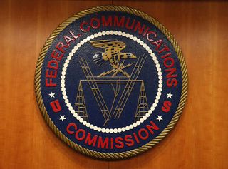 FCC seal in meeting room