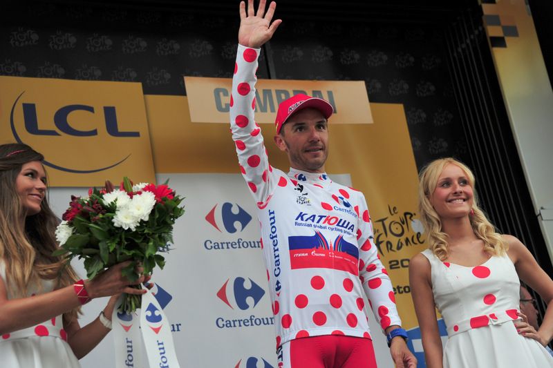 KOM leader, Joaquim Rodr&iacute;guez (Katusha)