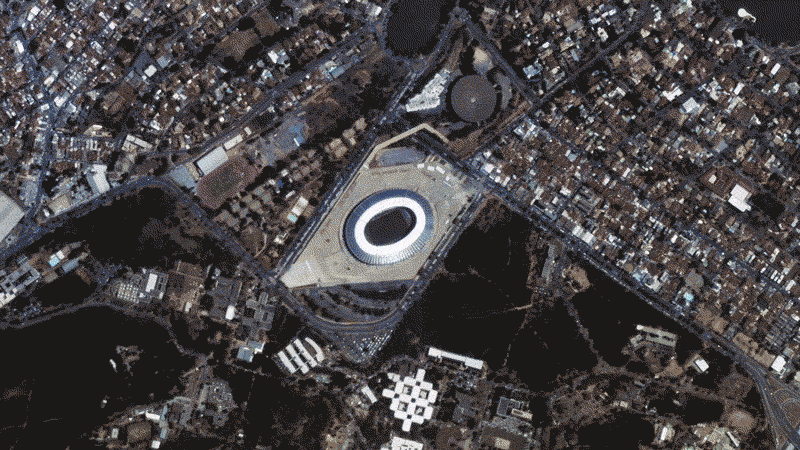 This is a high-resolution GIF captured by UrtheCast's Deimos-2 satellite. It shows the Maracanã Stadium, which housed the opening ceremony on Aug. 5 and will host the closing ceremony on Aug. 21.