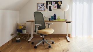 The Herman Miller Lino chair in a corner home office