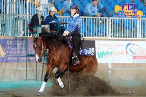 Isobel Le Pla riding Wimpys Little Gal (Wilma)