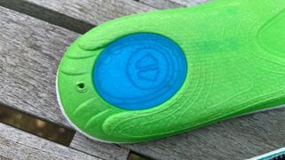 Close-up of Sidas 3Feet Run Protect insole heel