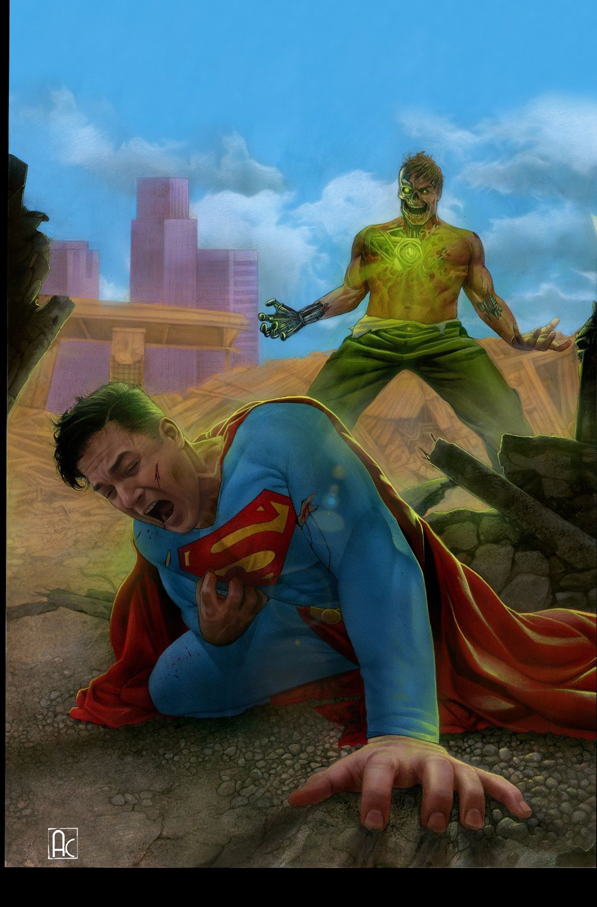 Action Comics #1050 variant cover by Ariel Col&oacute;n